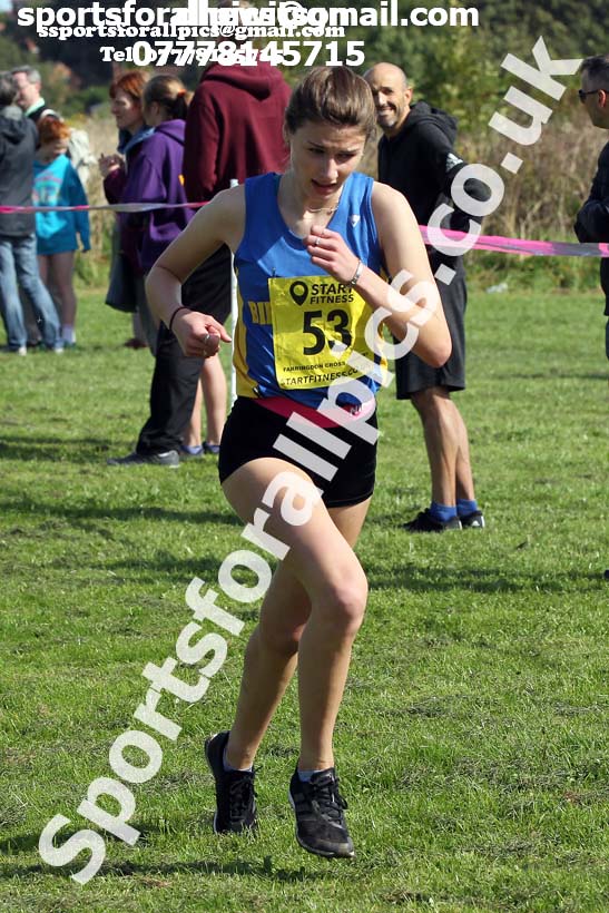 Mens and womens under-17s 2019 Sunderland Harriers Open Cross Country. Photo:  David T. Hewitson/Sports for All Pics